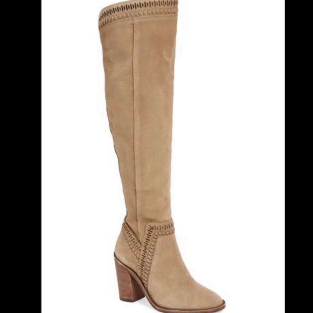 Taupe Vince Camuto Knee-High Boots